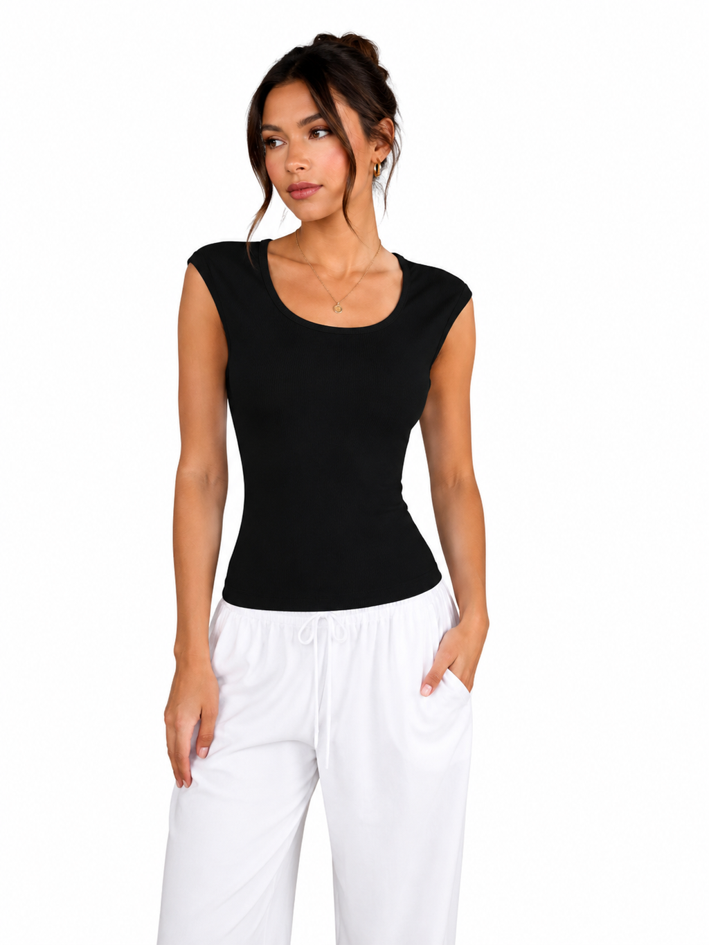 Basic Ribbed Tank Top