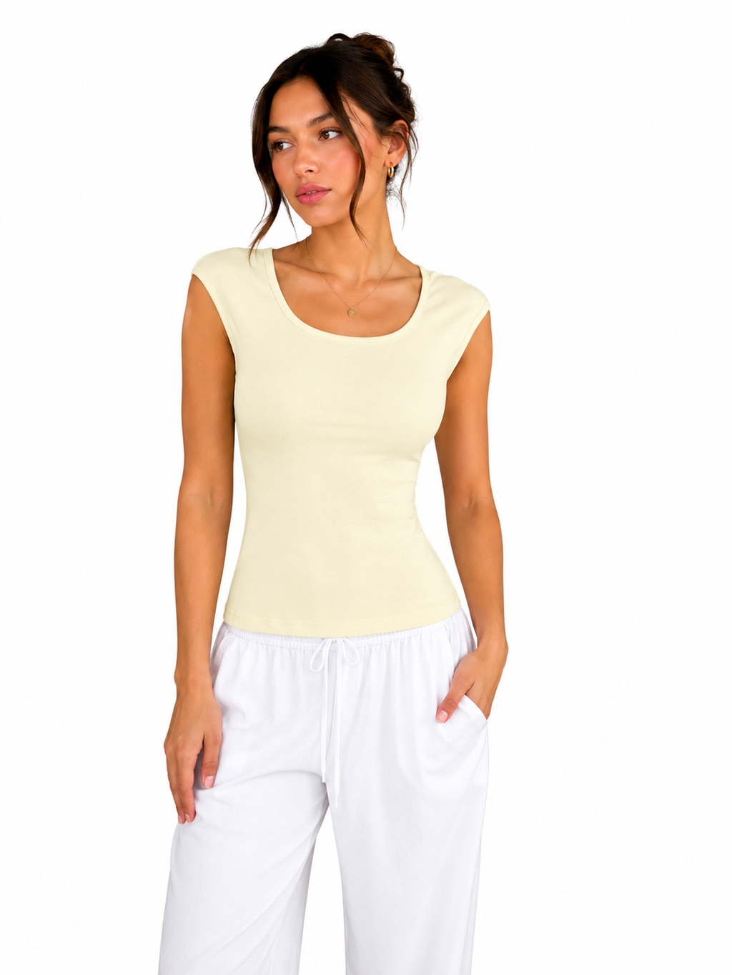Basic Ribbed Tank Top