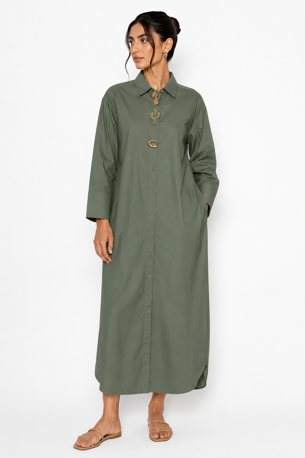 Maxi Shirt Dress