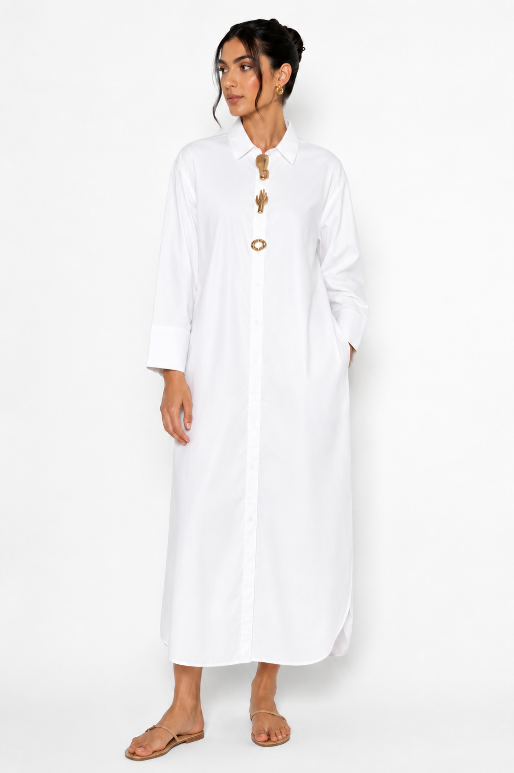 Maxi Shirt Dress